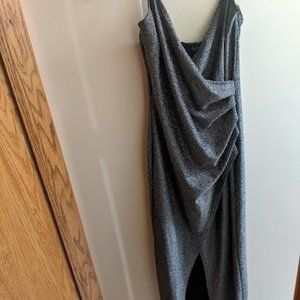 Silver Akira Evening Gown XL NWT